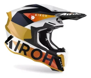 Capacete Airoh Twist 2.0 Lift Azur Branco Brilho - Spinelli Motos